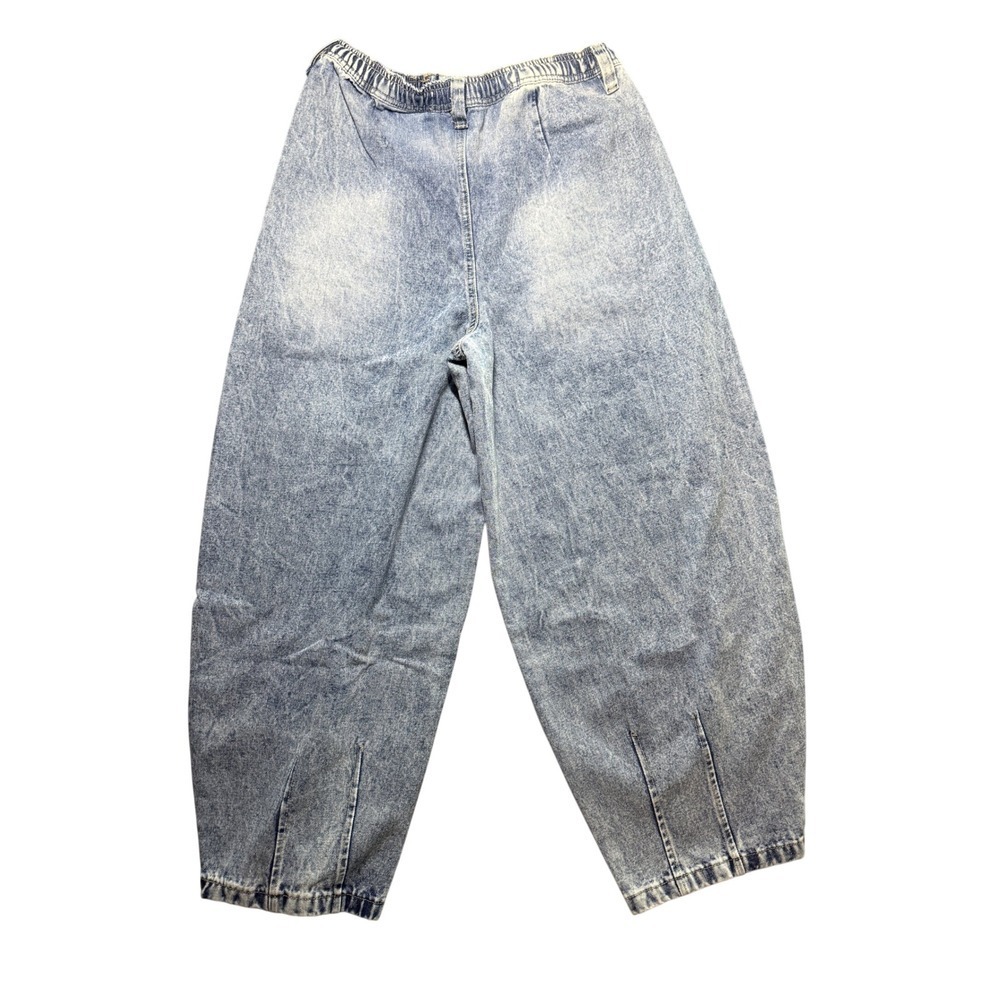 Very Jean Women Light Acid Wash High Waist Balloon Barrel Leg Jeans Size M - Picture 6 of 9